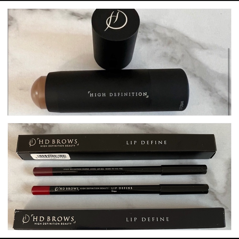 Contour Stick and Two Lip Liners New